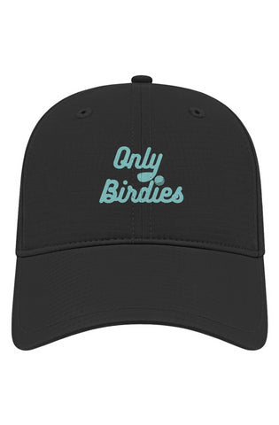 Structured Active Wear Cap - BB/OB - BLK
