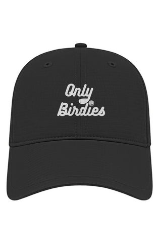 Structured Active Wear Cap - OB/BB - WHITE/BLACK